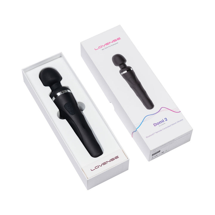 Lovense Domi 2 Bluetooth Programmable Wand Vibrator - Headshop.com