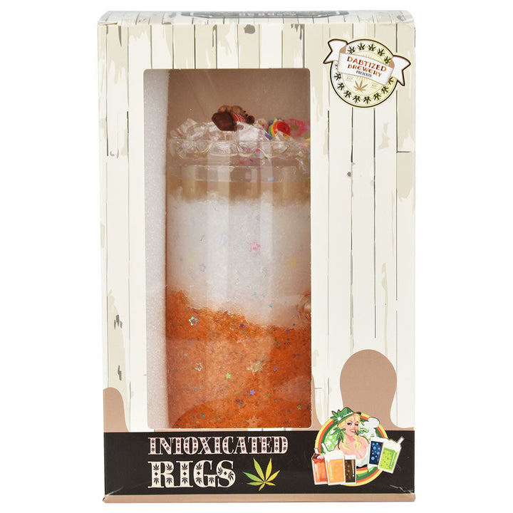 Dabtized Intoxicated Drink Water Pipe - 6.75" / 14mm F / Colors Vary - Headshop.com