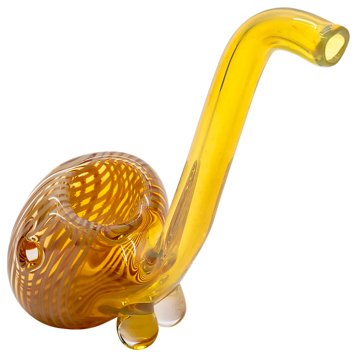 LA Pipes "Flaco" Skinny Glass Sherlock Pipe - Headshop.com