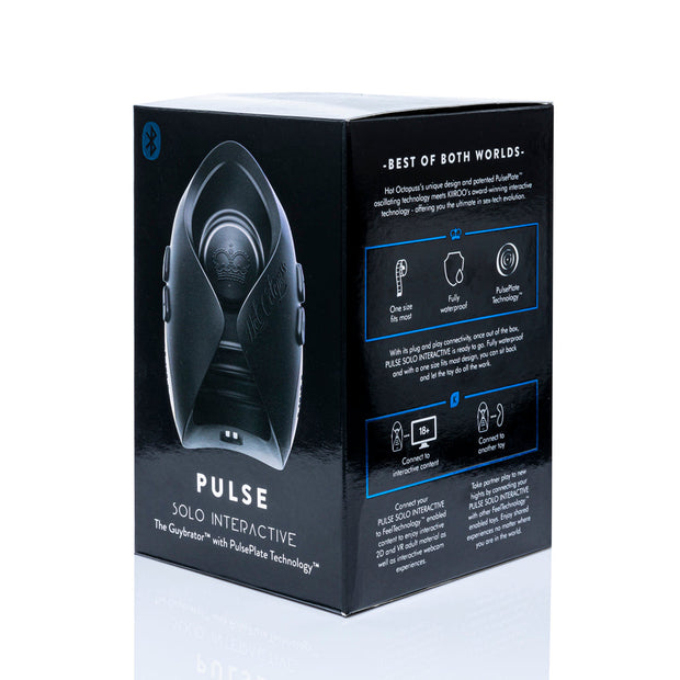 Hot Octopuss Pulse Solo Interactive Black - Headshop.com