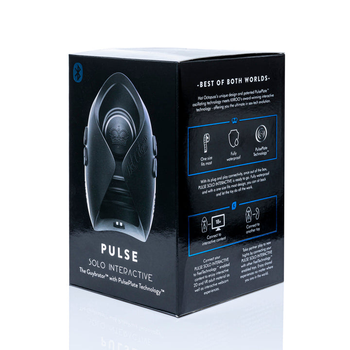 Hot Octopuss Pulse Solo Interactive Black - Headshop.com