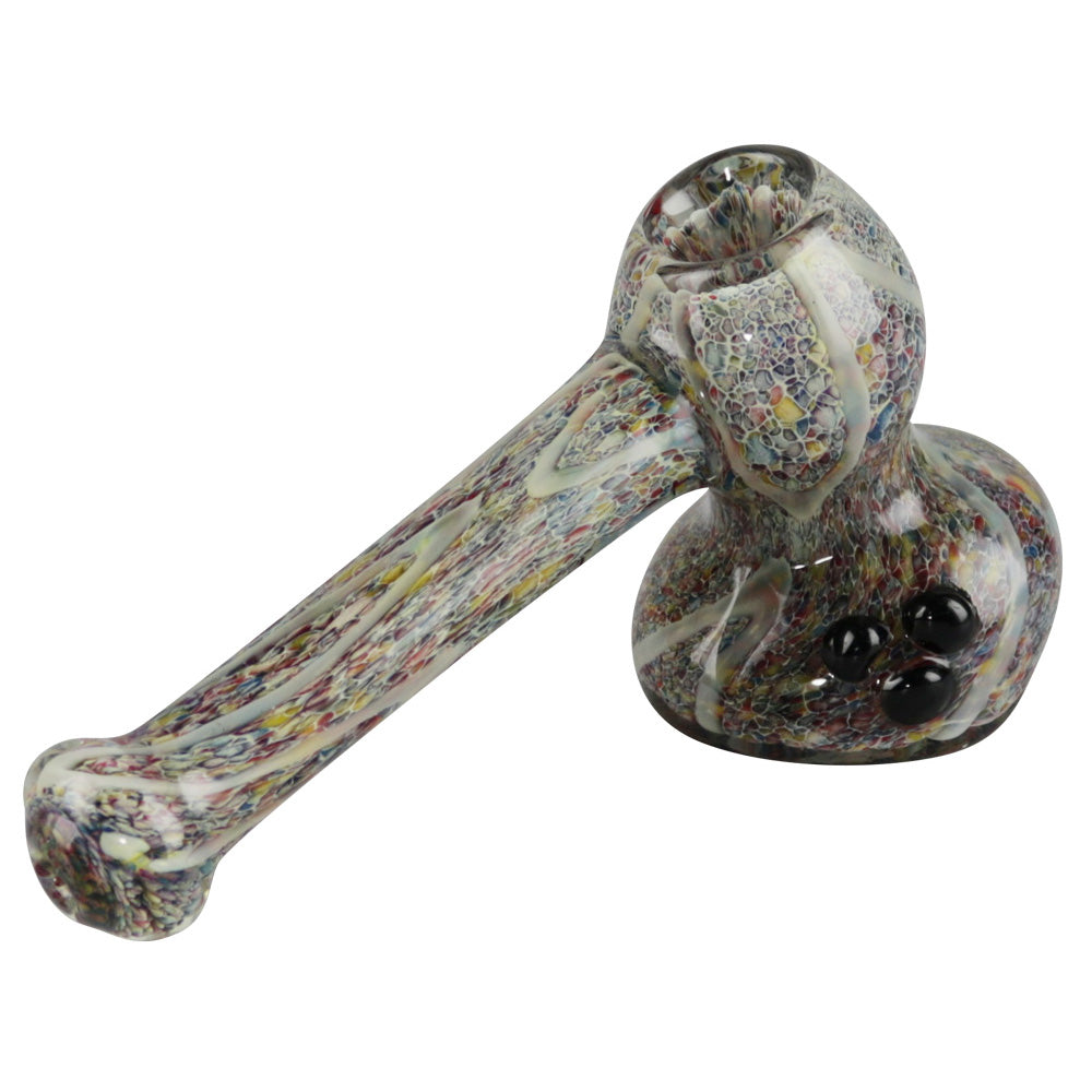 Rainbow Speckled Hammer Bubbler - Headshop.com
