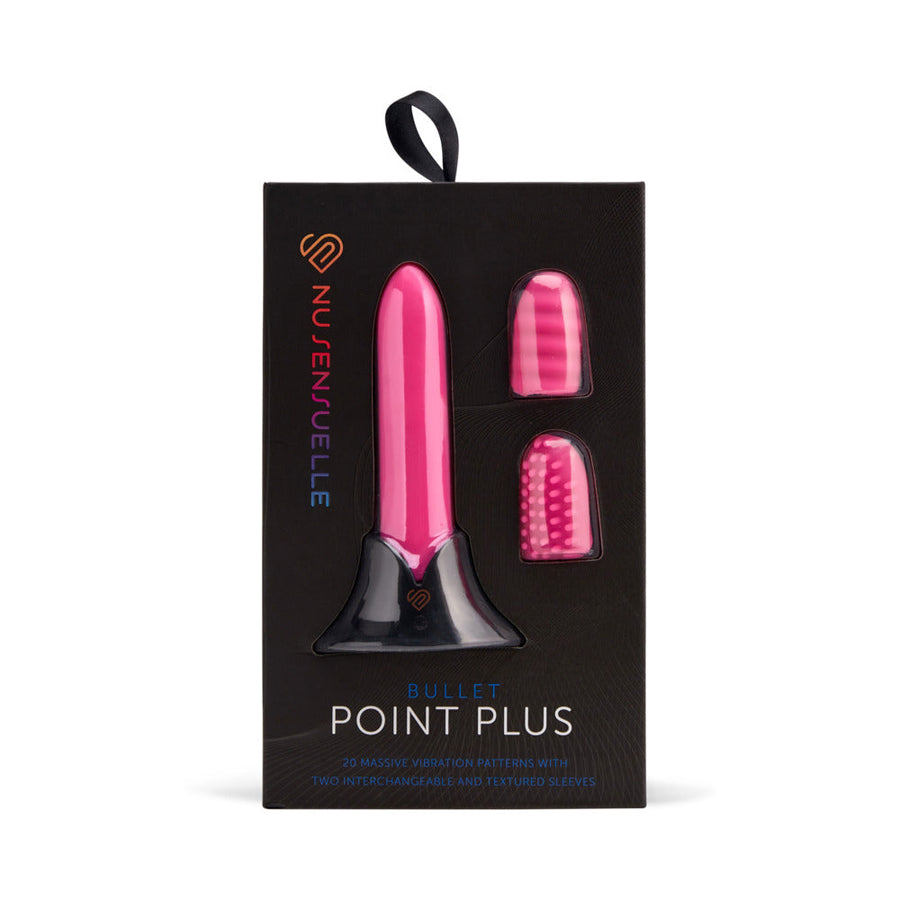 Nu Sensuelle Point Plus Bullet with Sleeves Pink - Headshop.com