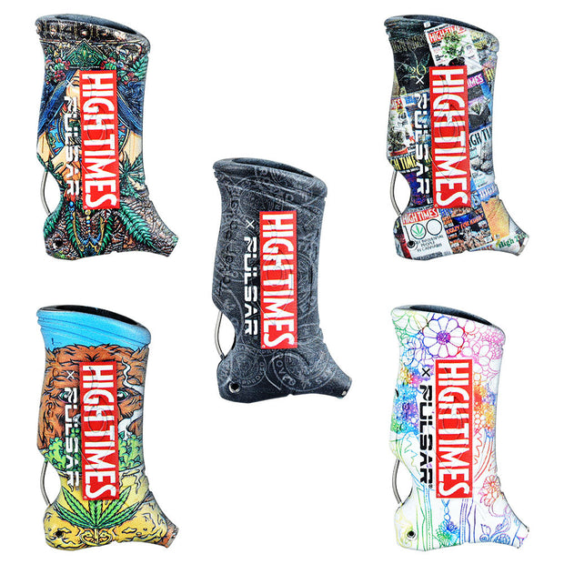 25PC DISP - High Times x Pulsar Toker Poker Lighter Sleeve - Bic / Asst Designs - Headshop.com