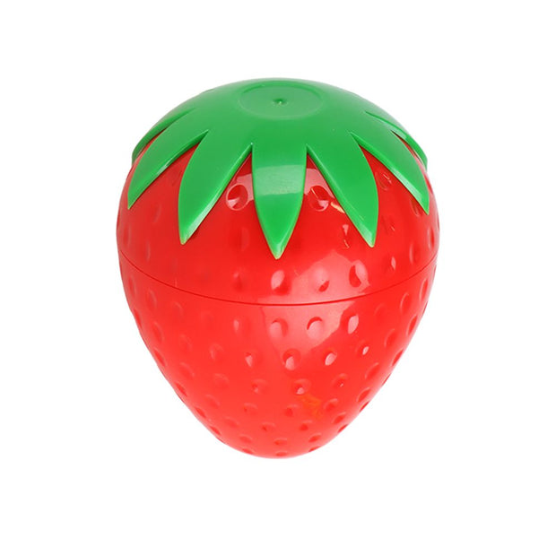 Strawberry Plastic Storage Jar - 3" - Headshop.com