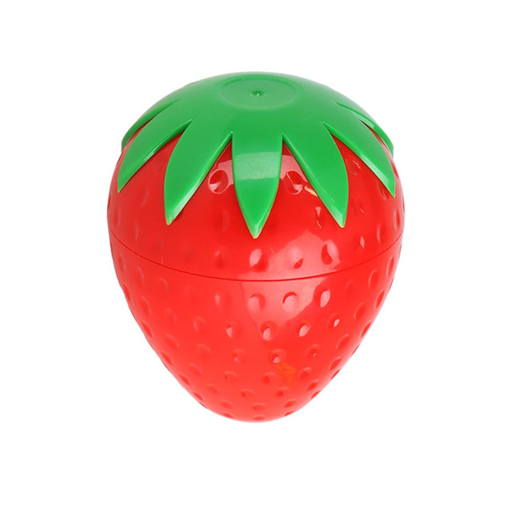 Strawberry Plastic Storage Jar - 3" - Headshop.com