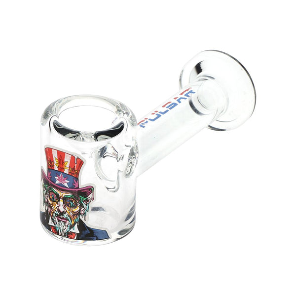 Pulsar Melting Uncle Sam Glass Hand Pipe - 4.5" Pulsar Melting Uncle Sam Glass Hand Pipe - 4.5"