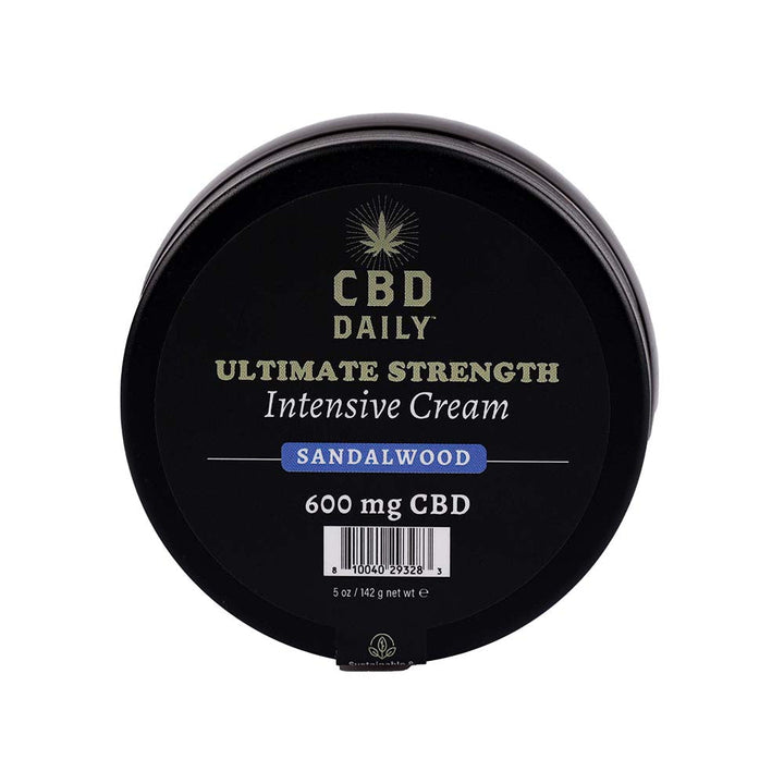 Earthly Body CBD Cream Sandalwood 5 oz. - Headshop.com