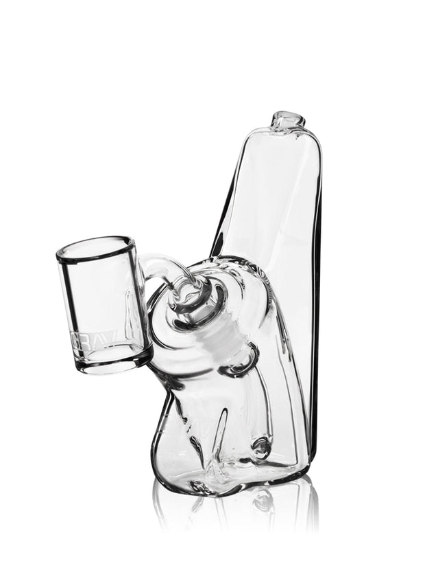 GRAV® Wedge Bubbler Rig - Clear - Headshop.com