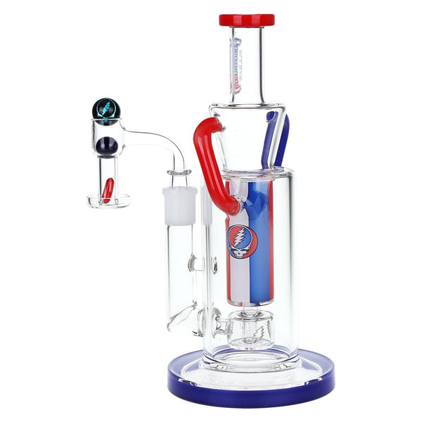 Grateful Dead x Pulsar Cascade Waterfall Recycler Rig Set - 9" / 14mm F Grateful Dead x Pulsar Cascade Waterfall Recycler Rig Set - 9" / 14mm F