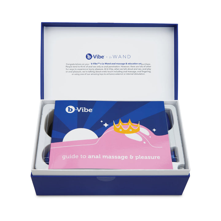 b-Vibe Anal Massage & Education Set Blue - Headshop.com