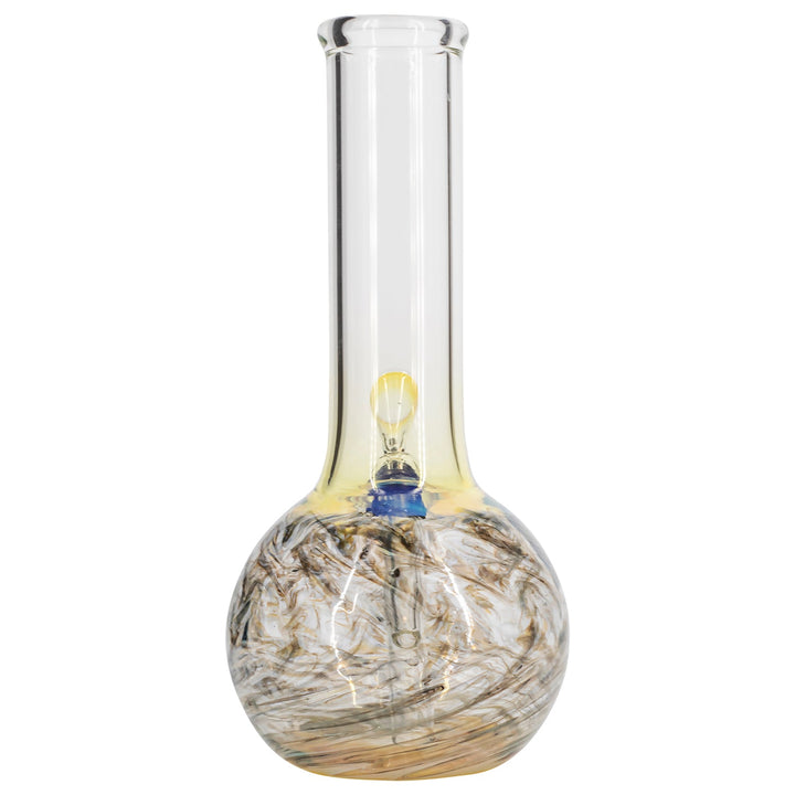 LA Pipes Raked Tiger Stripe Accented Beaker Bong - Headshop.com