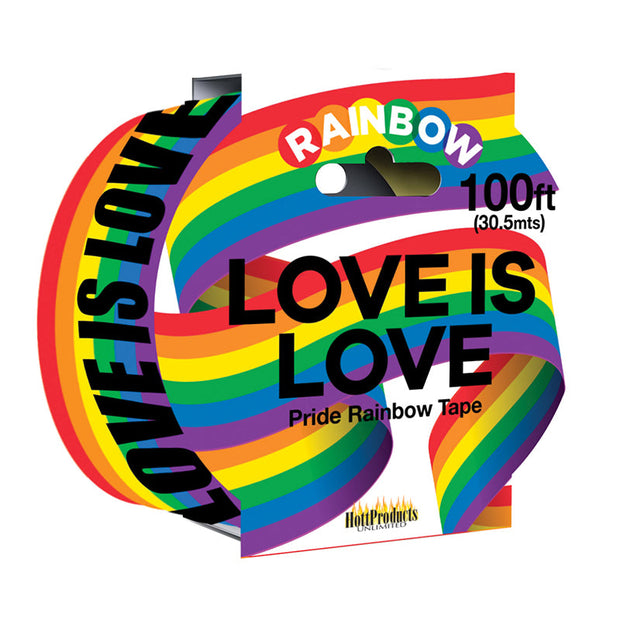 Love Is Love - Rainbow Style - Caution Party Tape - 100' - Headshop.com