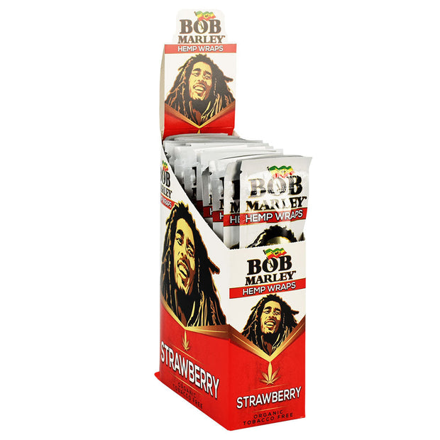25PC DISP - Bob Marley Hemp Wraps - 2pk - Headshop.com