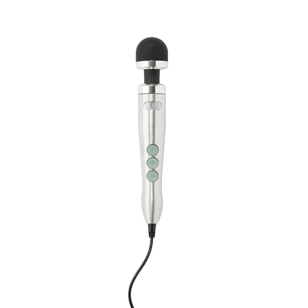 Doxy Die Cast 3 Compact Wand Vibrator Brushed Metal - Headshop.com