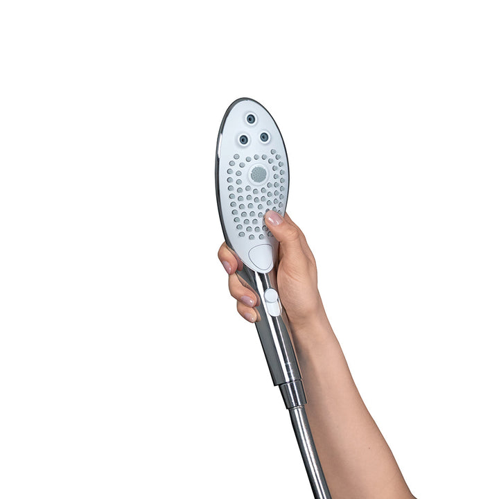 Womanizer Wave Shower Head Masturbator Chrome - Headshop.com