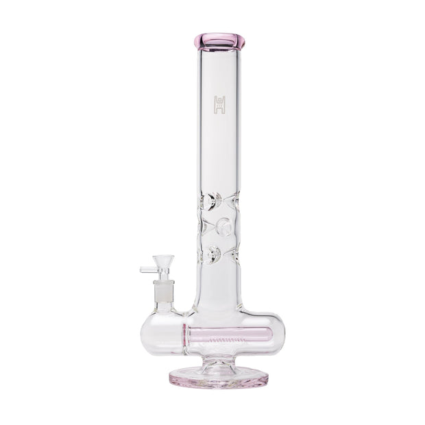 Human Grade Inline Tube Triple Ice Catch Glass Water Pipe