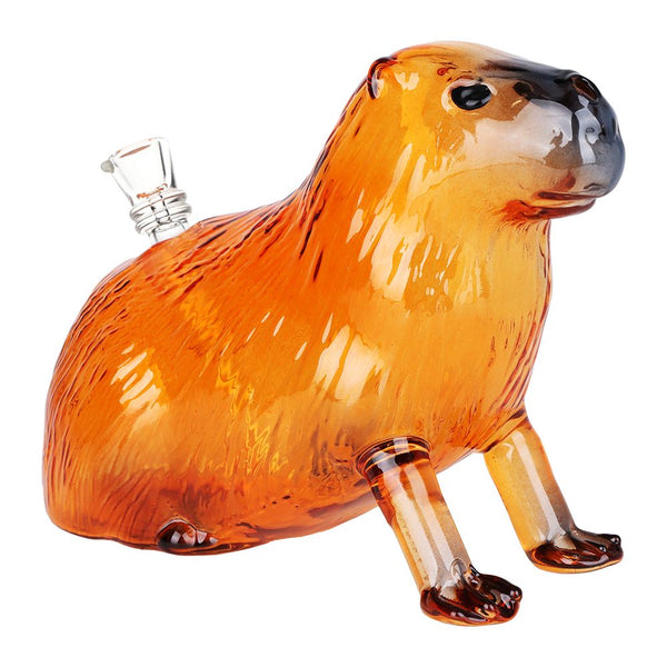 Capybara Glass Water Pipe - 7.5" / 14mm F Capybara Glass Water Pipe - 7.5" / 14mm F