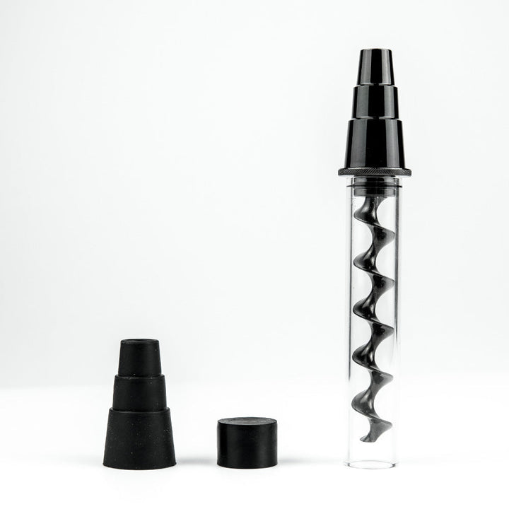 5" Glass Blunt Hand Pipe - Multiple Colors - Headshop.com