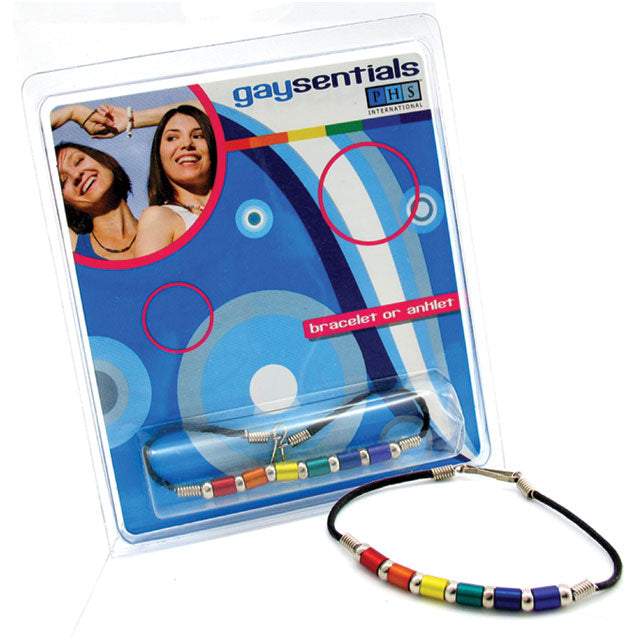 Gaysentials Rainbow Aluminum Tube Bracelet - Headshop.com