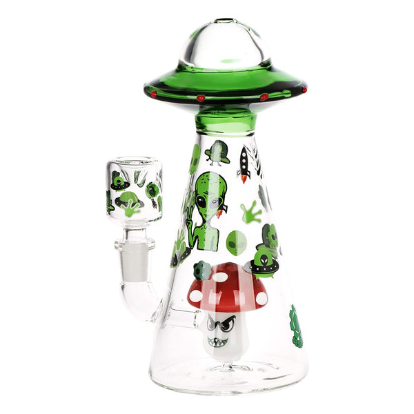 SeshGear Interstellar Trip Glass Water Pipe - 7.25" / 14mm F SeshGear Interstellar Trip Glass Water Pipe - 7.25" / 14mm F