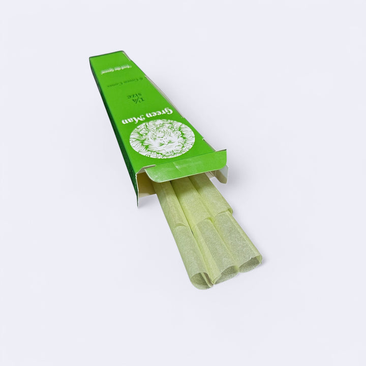 Green Man Green Rice Paper Cones - Headshop.com