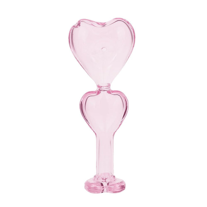 Double Love Glass Hand Pipe - 5.5" - Headshop.com