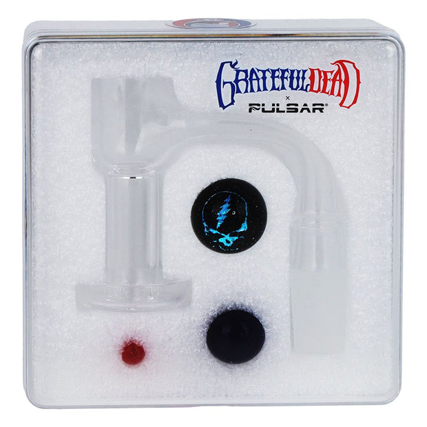 Grateful Dead Terp Slurper Quartz Banger & Marbles Set - 4pc - Headshop.com