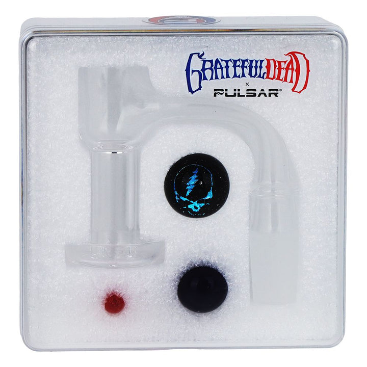 Grateful Dead Terp Slurper Quartz Banger & Marbles Set - 4pc - Headshop.com