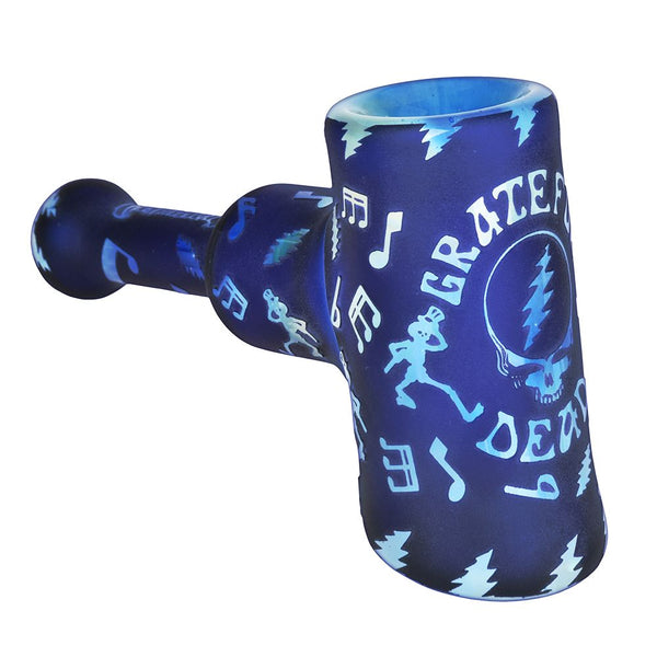 Grateful Dead x Pulsar Ethereal Music Etched Glass Hammer Bubbler - 5" Grateful Dead x Pulsar Ethereal Music Etched Glass Hammer Bubbler - 5"