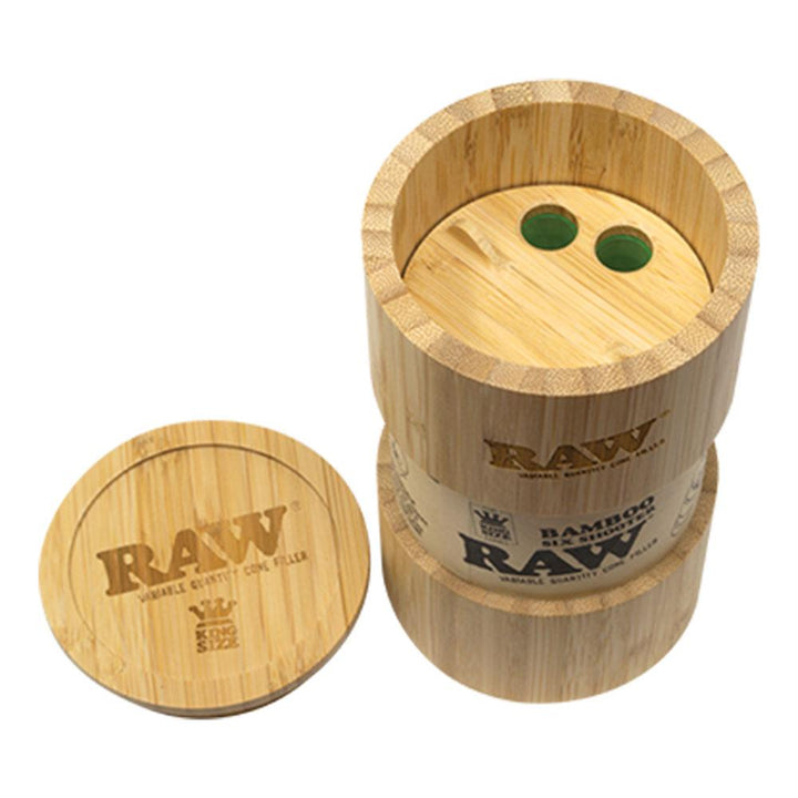 RAW Bamboo Six Shooter Cone Filler - Headshop.com