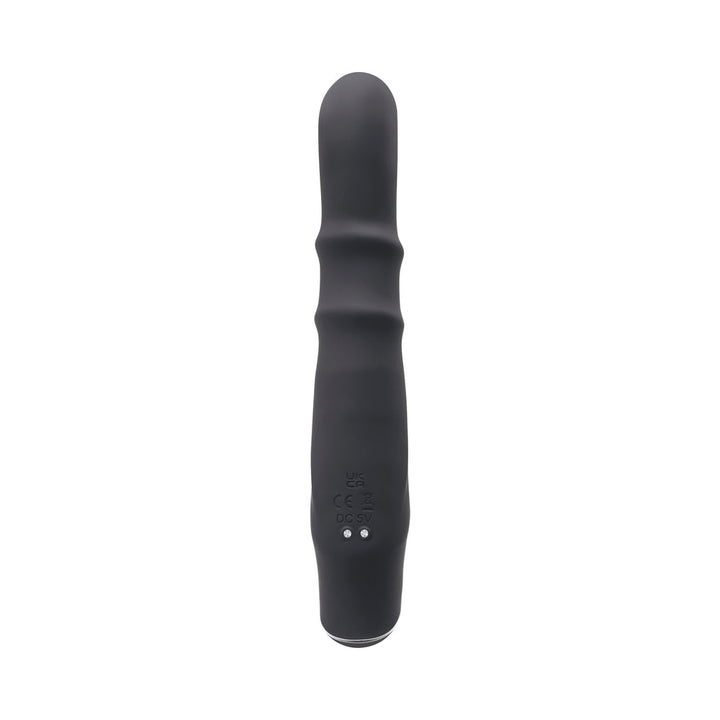 Evolved Ringmaster Rechargeable Dual Stim Vibe Silicone Black - Headshop.com