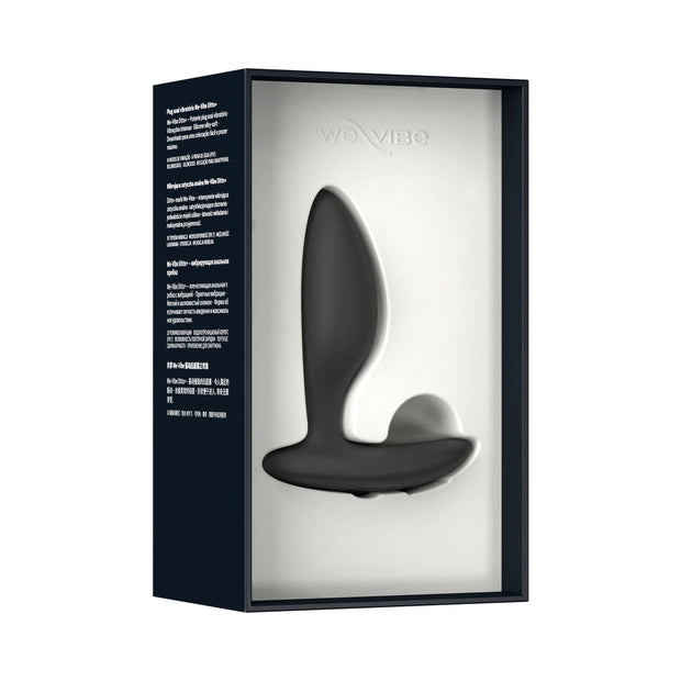 We-Vibe Ditto+ Rechargeable Remote-Controlled Silicone Vibrating Anal Plug Satin Black - Headshop.com