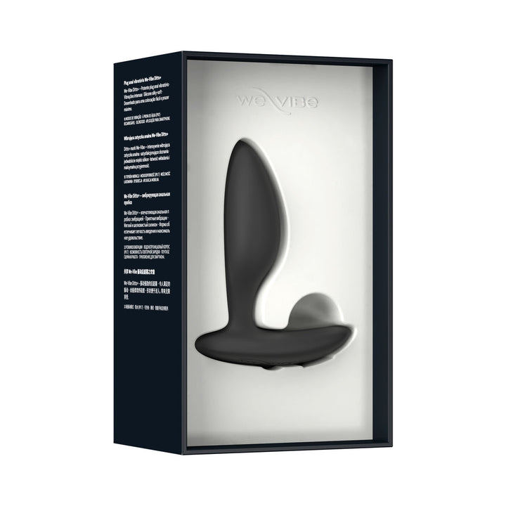 We-Vibe Ditto+ Rechargeable Remote-Controlled Silicone Vibrating Anal Plug Satin Black - Headshop.com