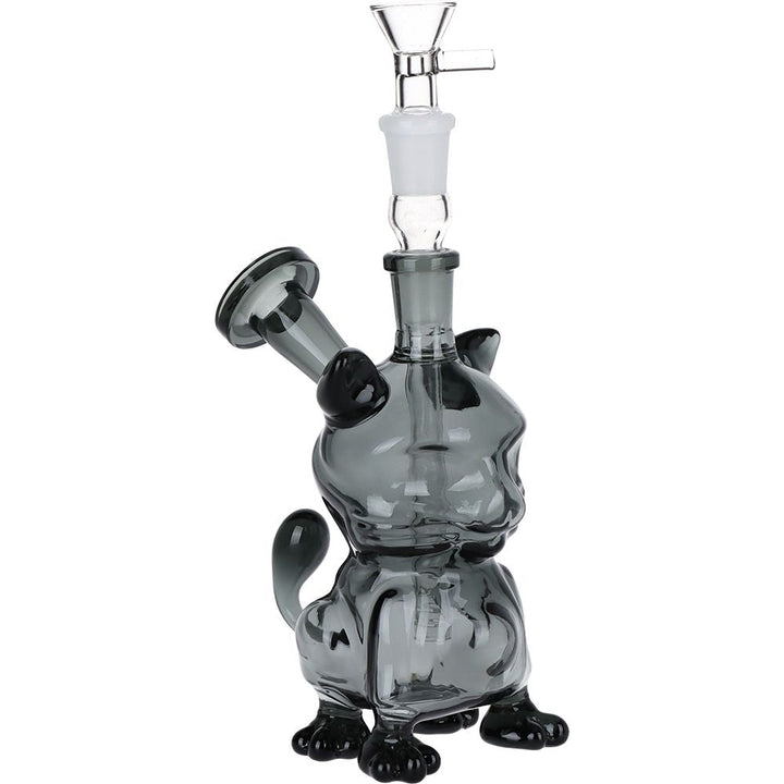 Purr-haps It's A Cat Glass Water Pipe - 6" / 14mm F - Headshop.com