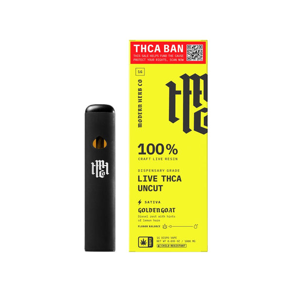 Modern Herb Co SAVE THCA Live Resin Uncut Disposable | 1g Modern Herb Co SAVE THCA Live Resin Uncut Disposable | 1g