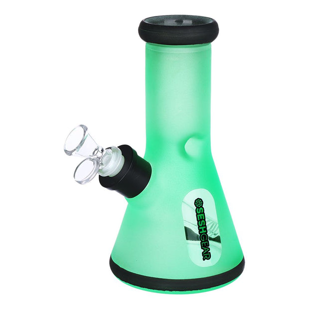 SeshGear Glass Beaker Water Pipe Smokers' Kit | 8" | 14mm F - Headshop.com
