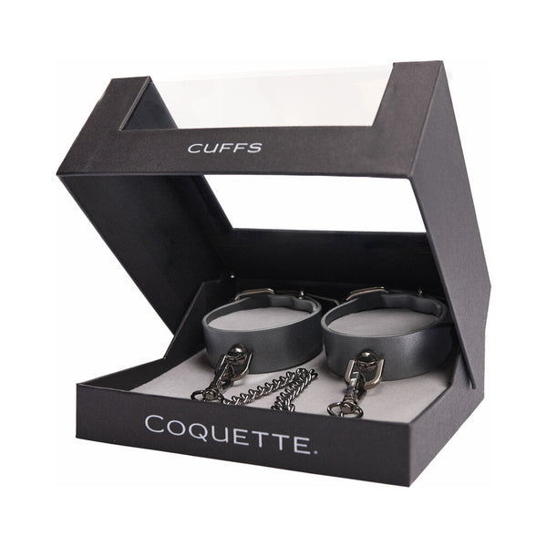 Coquette Pleasure Cuffs Grey Coquette Pleasure Cuffs Grey