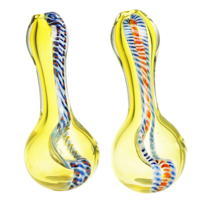 DNA Twist Spoon Pipe - 3.5" / Colors Vary - Headshop.com