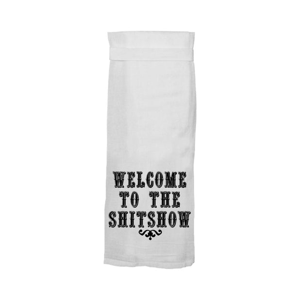 Twisted Wares Welcome To The Shitshow Flour Towel - Headshop.com