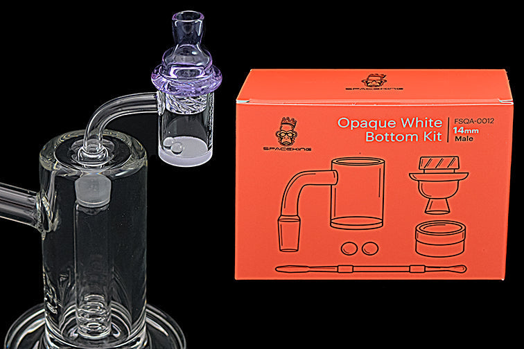 Space King Opaque White Bottom Banger Kit (Coral) - Headshop.com