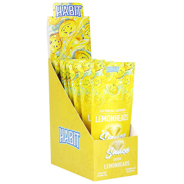 Habit THCA Sauce Ceramic Coil Cartridge | 1g | 10ct - Headshop.com