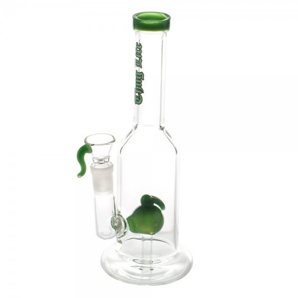 Thug Life | 8" Green Water Pipes w/ Custom Perc - Headshop.com
