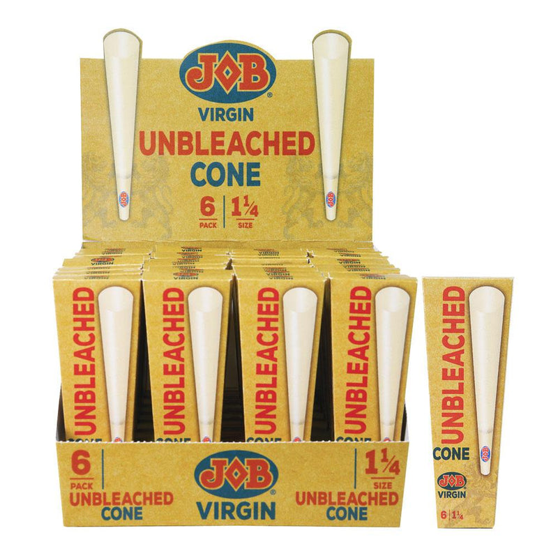 JOB Virgin Unbleached Cones - Headshop.com