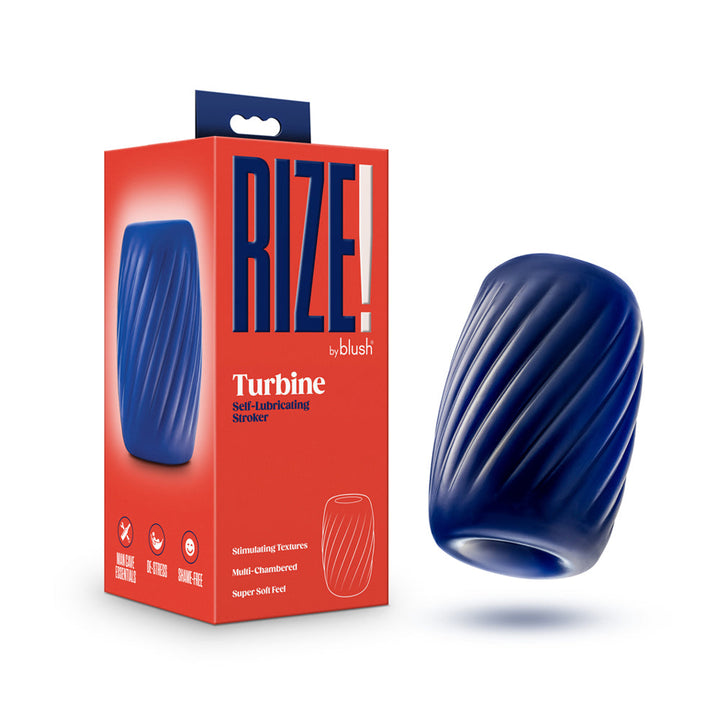 Rize Turbine Self-Lubricating Stroker Blue - Headshop.com
