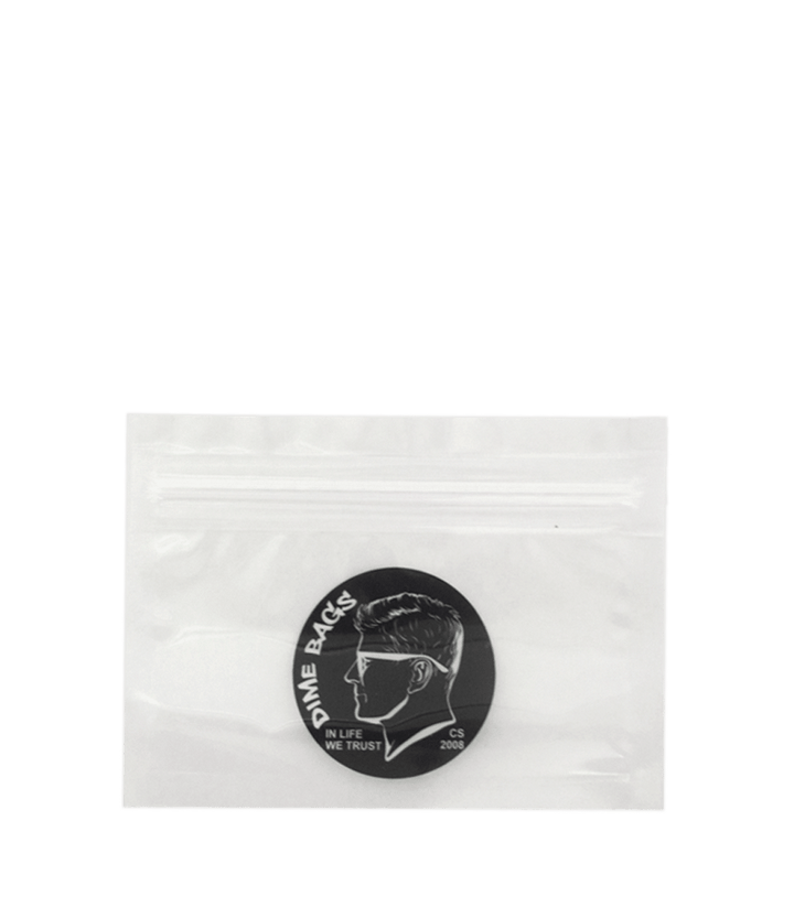 Dime Baggies | Smell-Proof Stash Pouch | Clear, Light, and Sturdy - Headshop.com