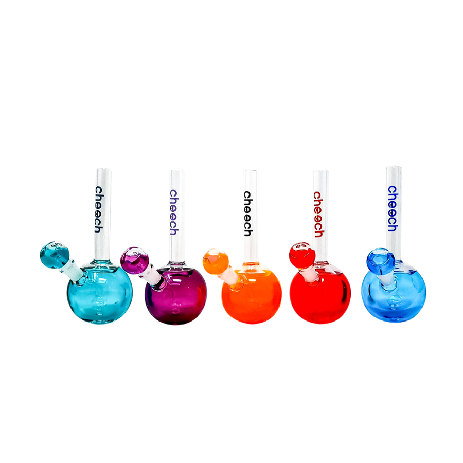 Cheech Glass 8" Long Neck Glycerin Ball - Headshop.com