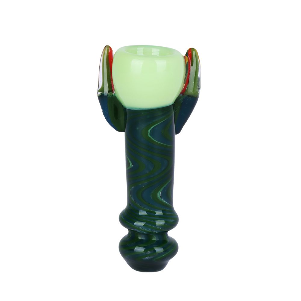 Goblin Claw Goblet Wig Wag Glass Chillum - 3.25" - Headshop.com