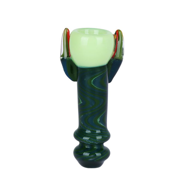 Goblin Claw Goblet Wig Wag Glass Chillum - 3.25" - Headshop.com