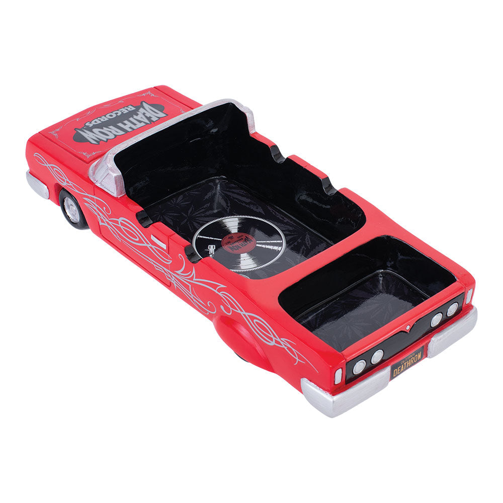 Death Row Records Red Hot Rod Ashtray w/ Stash Trunk - 9.5" x 3.5" - Headshop.com